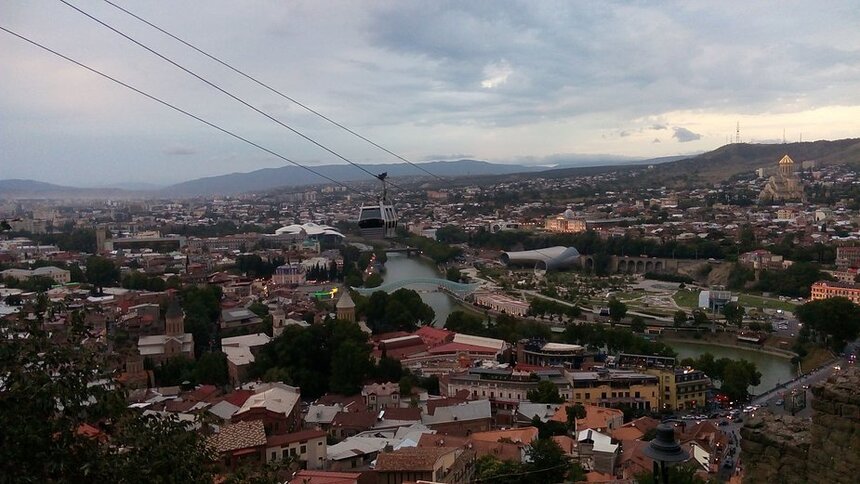 Tbilisi – výhled na město